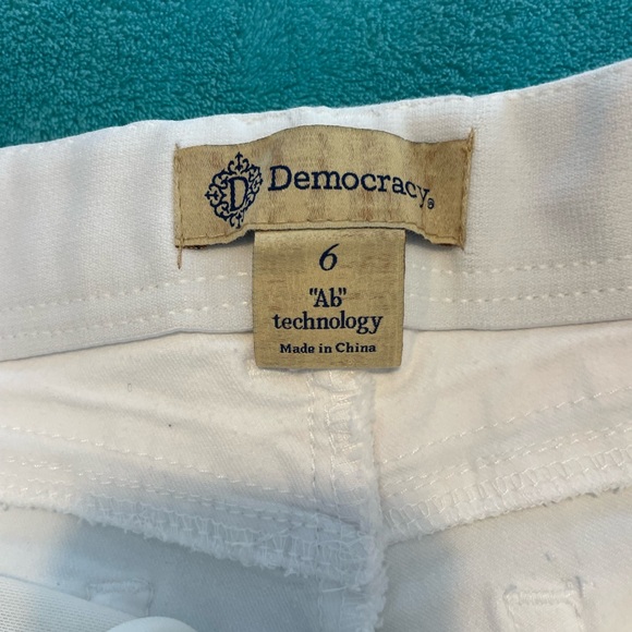 Democracy Women's Crisp White Skinny Jeans with elastic waste 😉best EVER 👖 - Picture 2 of 8